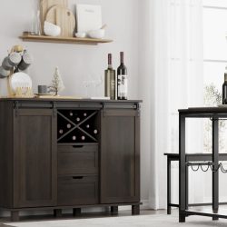 Sideboard Buffet Cabinet with Barn Doors